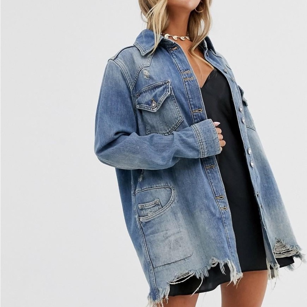 Free People Moonchild Jean Jacket
